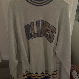 St.Louis Blues Rare Vintage Crew Neck